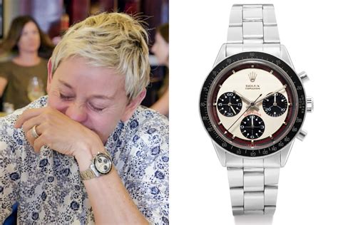 ellen degeneres rolex daytona.